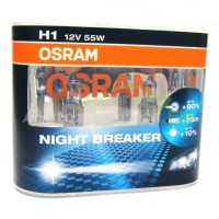 OSRAM NIGHT BREAKER H1 12V 55W DUO BOX