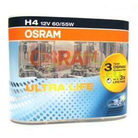OSRAM ULTRA LIFE H4 12V 60-55W DUO BOX