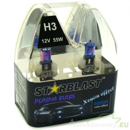 Plazmové autožiarovky STARBLAST Xenon effect 8000K H3 55W